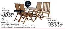 JYSK FEDDET BORD + KAMSTRUP STOL tilbud