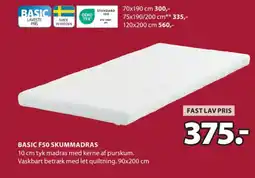 JYSK BASIC F50 SKUMMADRAS tilbud