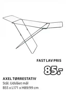 JYSK AXEL TØRRESTATIV tilbud