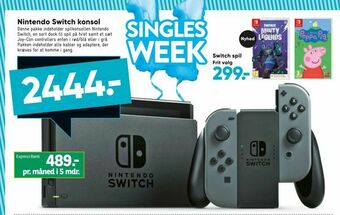 Bilka Nintendo Switch konsol tilbud
