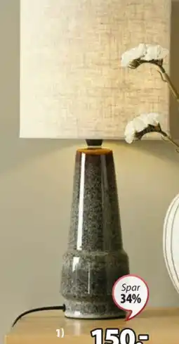 JYSK VIGGO BORDLAMPE tilbud