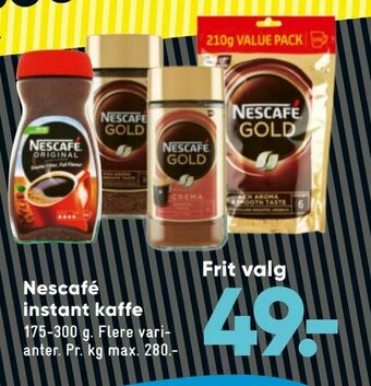 Bilka Nescafé instant kaffe tilbud