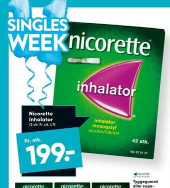 Bilka Nicorette Inhalator tilbud