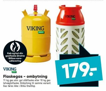Bilka Flaskegas - ombytning tilbud