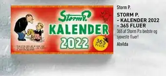 BOGhandleren Storm p. - kalender 2022 - 365 fluer tilbud