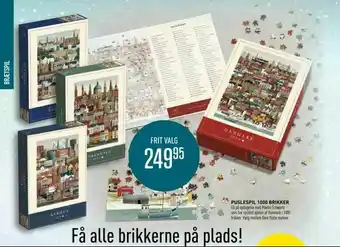 Puslespil 1000 brikker