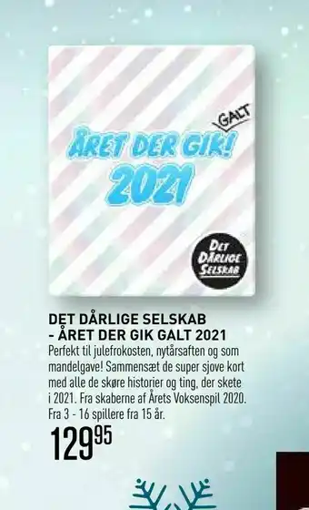 Det dårlige selskab - året der gik galt 2021