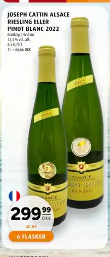 Scandinavian Park JOSEPH CATTIN ALSACE RIESLING ELLER PINOT BLANC 2022 tilbud