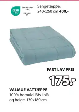 JYSK VALMUE VATTÆPPE tilbud