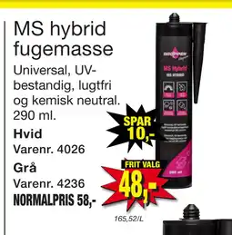 Harald Nyborg MS hybrid fugemasse tilbud