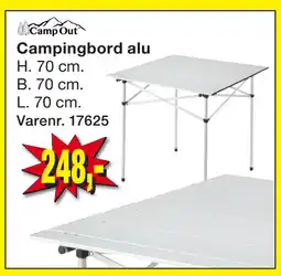 Campingbord alu
