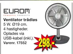 Harald Nyborg Ventilator trådløs tilbud