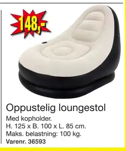 Harald Nyborg Oppustelig loungestol tilbud