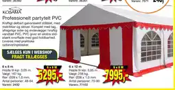 Harald Nyborg Professionelt partytelt PVC tilbud
