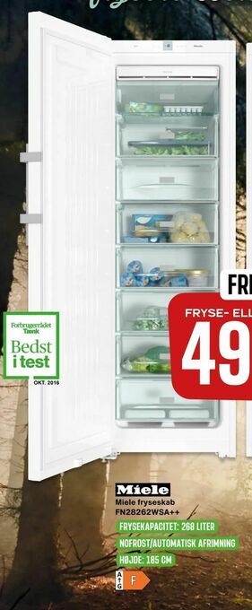 Skousen Miele fryseskab FN28262WSA++ tilbud