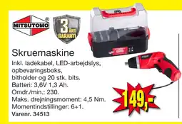 Harald Nyborg Skruemaskine tilbud