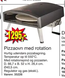 Harald Nyborg Pizzaovn med rotation tilbud