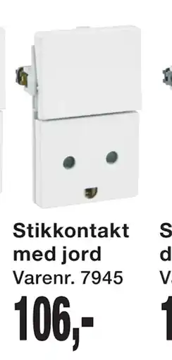 Harald Nyborg FUGA Afbryder og stikkontakt tilbud