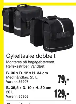Harald Nyborg Cykeltaske dobbelt tilbud