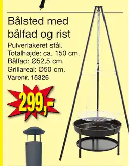 Harald Nyborg Bålsted med bålfad og rist tilbud