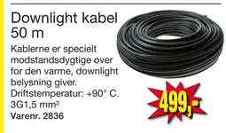 Harald Nyborg Downlight kabel 50 m tilbud