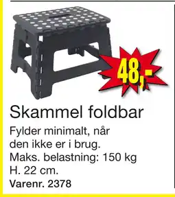 Harald Nyborg Skammel foldbar tilbud