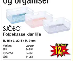 Harald Nyborg Foldekasse klar lille tilbud