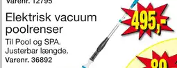 Elektrisk vacuum poolrenser