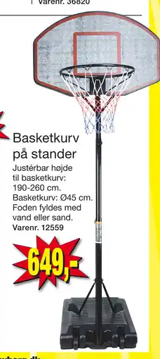 Harald Nyborg Basketkurv på stander tilbud