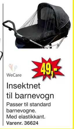 Insektnet til barnevogn