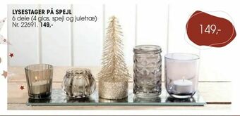 Daells Bolighus Lysestager på spejl tilbud