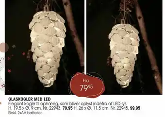 Daells Bolighus Glaskogler med led tilbud