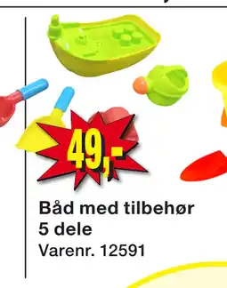 Harald Nyborg Båd med tilbehør 5 dele tilbud
