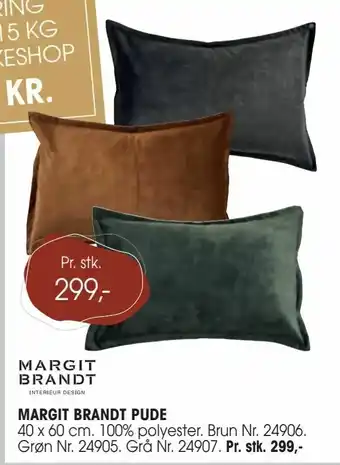 Daells Bolighus Margit brandt pude tilbud