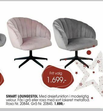 Daells Bolighus Smart loungestol tilbud