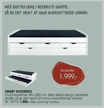 Daells Bolighus Smart sovebriks tilbud