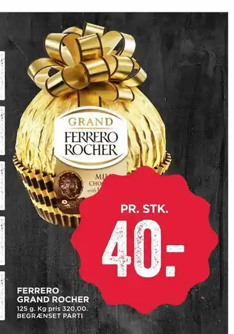 MENY Ferrero grand rocher tilbud