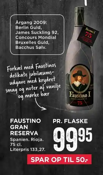 MENY Faustino gran reserva tilbud