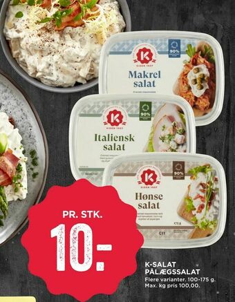 MENY K-salat pålægssalat tilbud
