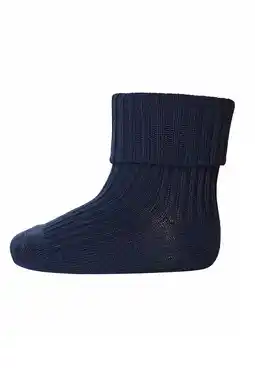 mp Kids Bomuld Rib Baby Strømpe Navy (807) 17/18