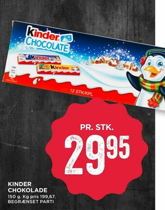 MENY Kinder chokolade tilbud