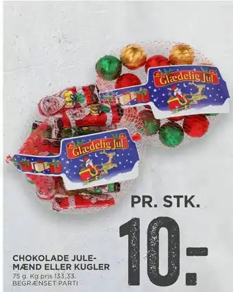 MENY Chokolade julemænd eller kugler tilbud