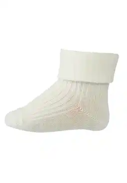 Matas mp Kids Bomuld Rib Baby Strømpe Snow White (432) 19/21 tilbud
