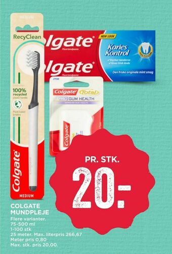 MENY Colgate mundpleje tilbud