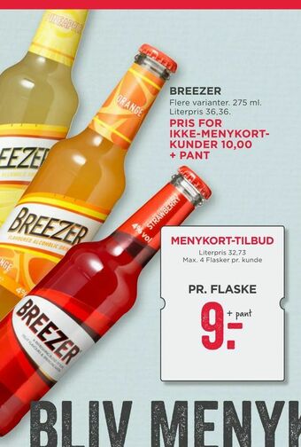 MENY Breezer tilbud