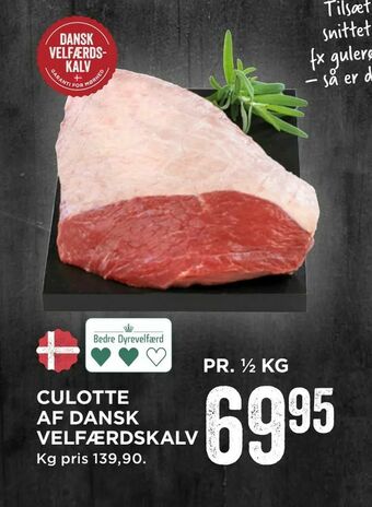 MENY Culotte af dansk velfærdskalv tilbud