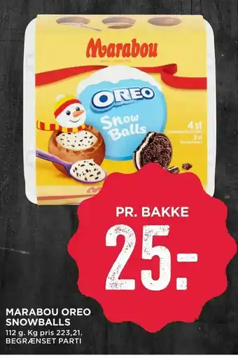 MENY Marabou oreo snowballs tilbud