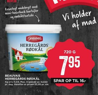 Beauvais herregårds rødkål