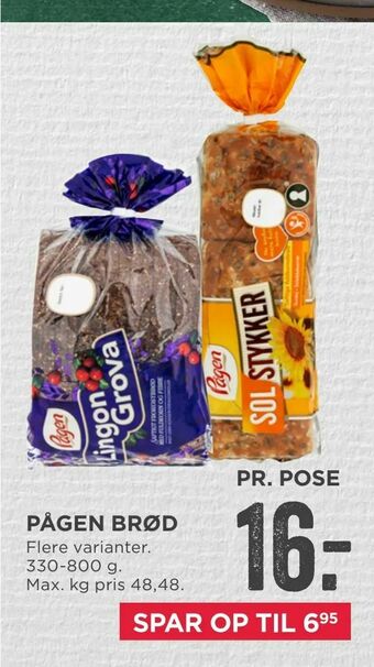 MENY Pågen brød tilbud