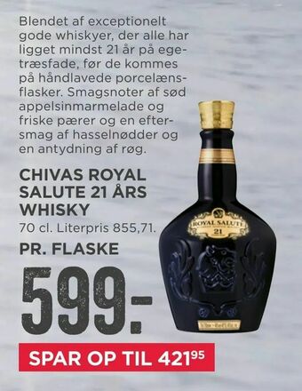 Chivas royal salute 21 års whisky